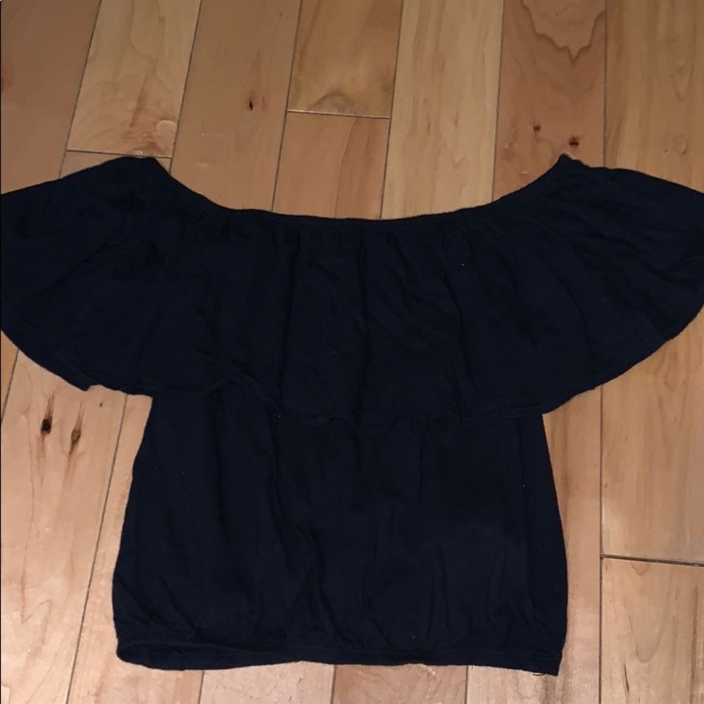 Navy off the shoulder top